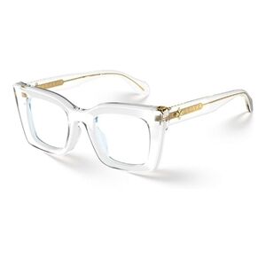 Cat Eye Blue Light Blocking Glasses Anti Computer Glare Clear Eyeglasses